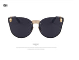 Fashion Women Gothic Eyewear Skull Frame