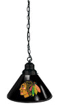 Chicago Blackhawks Pendant Light with Black Shades