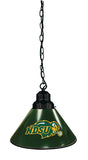 North Dakota State Pendant Light with Green Shades