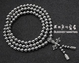 buddha beads self defense necklace