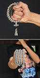 Self Defense 108 Buddha Beads Necklace