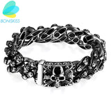 Domineering Gothic Silver Plated Bracelets