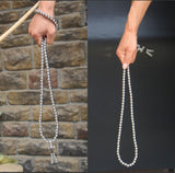 Self Defense 108 Buddha Beads Necklace