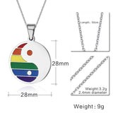 Ying Yang LGBT Pendant