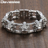 Skull Biker Men's Bracelet