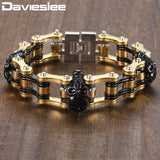 Skull Biker Men's Bracelet