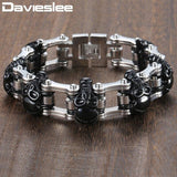 Skull Biker Men's Bracelet