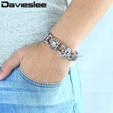 Skull Biker Men's Bracelet