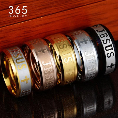 Stainless Steel Letter Bible Rings ( Under 2$)