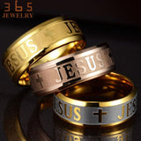 Stainless Steel Letter Bible Rings ( Under 2$)