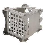 TOMSHOO Camping Wood Stove Portable Outdoor Folding Titanium Wood Stove Burning for Backpacking Survival Cooking Picnic Hunting