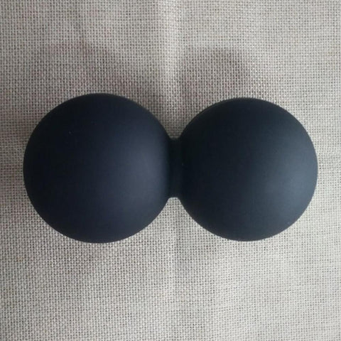 Portable Size Soft Silicone Yoga Double Massage Ball Fitness Relax Muscles Therapy Health Products Care Peanut Exercise Ball