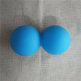 Portable Size Soft Silicone Yoga Double Massage Ball Fitness Relax Muscles Therapy Health Products Care Peanut Exercise Ball