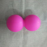 Portable Size Soft Silicone Yoga Double Massage Ball Fitness Relax Muscles Therapy Health Products Care Peanut Exercise Ball