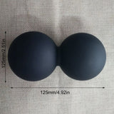 Portable Size Soft Silicone Yoga Double Massage Ball Fitness Relax Muscles Therapy Health Products Care Peanut Exercise Ball