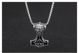 Thor Hammer Mjolnir Viking Amulet Necklace