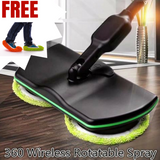 360 MICROFIBER WIRELESS ROTARY ELECTRIC MOP 