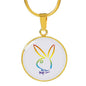 LGBT Bunny Necklace