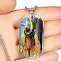 Custom Firefighter Dog Tag