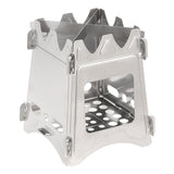 Portable Folding Wood Stove Lightweight (Backpacking, Camping, Survival)