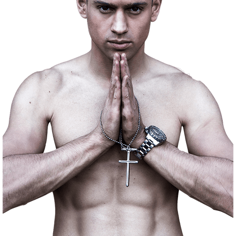 Self-Defense Pectoral Cross Necklace