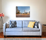 Metal Panel Print, Obelisk El Obelisco In Buenos Aires