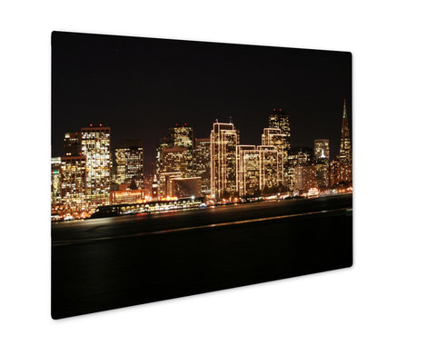 Metal Panel Print, Sf Skyline