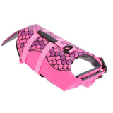 Mermaid/ Shark Dog Life Vest - Easy Handle for Easy Rescue