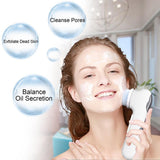 Electric Facial Cleansing Brush | Deep Microdermabrasion Exfoliator for Brighter Skin