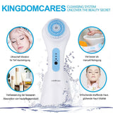 Electric Facial Cleansing Brush | Deep Microdermabrasion Exfoliator for Brighter Skin