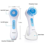 Electric Facial Cleansing Brush | Deep Microdermabrasion Exfoliator for Brighter Skin