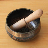 Handmade Singing Bowl - Om Mani Padme Hum - Healing & Meditation