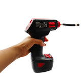 Portable Air Compressor - Cordless Tire Inflator - Digital Pressure Gauge