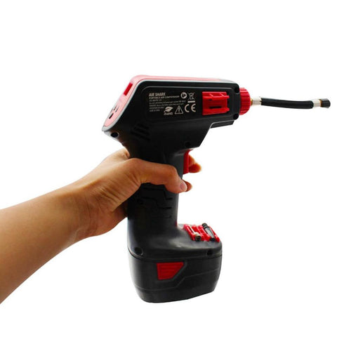 Portable Air Compressor - Cordless Tire Inflator - Digital Pressure Gauge