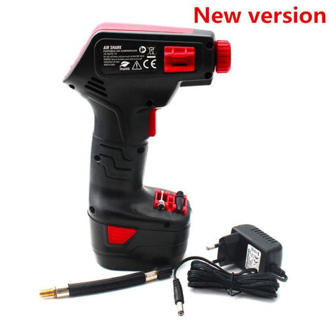 Portable Air Compressor - Cordless Tire Inflator - Digital Pressure Gauge