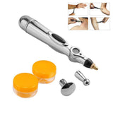 Acupuncture Pen + 2 Gel & Massage Heads+ FREE Ear Acupuncture Point Probe
