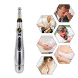 Acupuncture Pen + 2 Gel & Massage Heads+ FREE Ear Acupuncture Point Probe