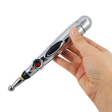 Acupuncture Pen + 2 Gel & Massage Heads+ FREE Ear Acupuncture Point Probe