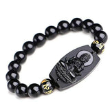 Buddha Obsidian Bracelet