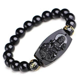 Buddha Obsidian Bracelet