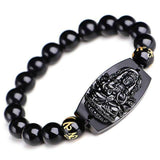 Buddha Obsidian Bracelet