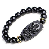 Buddha Obsidian Bracelet